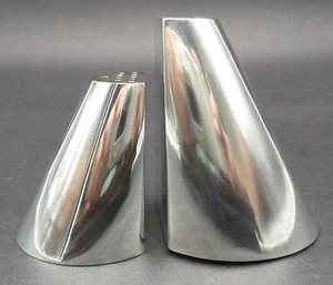 Rare Mid-Century AURAN KULTASEPPA Finland Sterling Silver Salt & Pepper Shakers - Picture 1 of 7