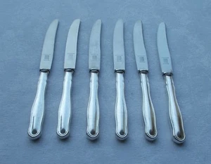 *RAR* Juego de 6 cuchillos de queso/fruta patrón de corte sajón 800 Bruckmann H. Brandt - Imagen 1 de 5