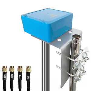 Cellular 5G 4G LTE Antenna 2X2 MIMO & WiFi 7 2x2 MIMO Outdoor L Plate included - Picture 1 of 15