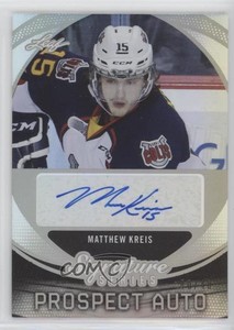 2015 Leaf Signature Series Prospect Gray /40 Matthew Kreis #SP-MK1 Auto