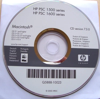 HP PSC 1500 and 1600 Series Installation Software Version 7.3.0 - Image 1 of 2