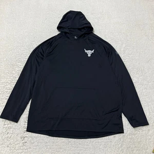 Under Armour Rock Project Hoodie Mens 2XL XXL Black Heatgear Workout Gym Running - Picture 1 of 11