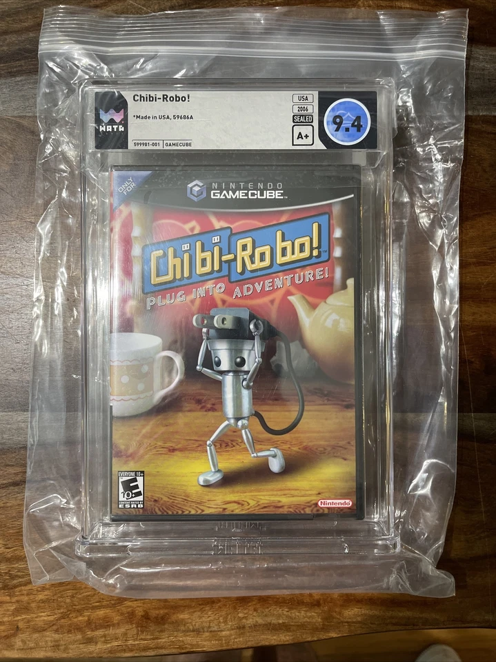 Nintendo Gamecube Game - Chibi-Robo!  Chi bi-Ro bo!- Sealed Graded WATA 9.4 - Image 1 of 4