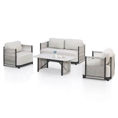 Gartenlounge Gartenmöbel Set Lounge Garten Outdoor Wetterfest Juskys Premium® - Bild 1 von 4