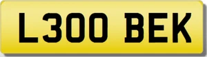 BECKY L BEK Private Registration Cherished Number Plate REB BECCA BECKA BECK BEC - Picture 1 of 1