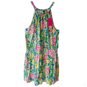 Neu mit Etikett Lilly Pulitzer Damen Shirelle Strampler mit Rock Groove Garden XL - Bild 1 von 2