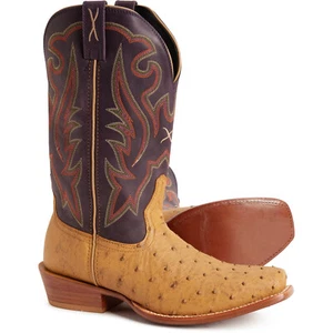 Twisted X Men's Reserve MXPL003 US 14 D Honeycomb Ostrich Western Cowboy Boots - Picture 1 of 6