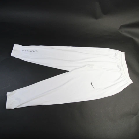 Oregon Ducks Nike Athletic Pants Men's White Used Cover