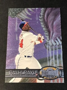 1997 Fleer Metal Universe Chili Davis # 92 Angels - Picture 1 of 2