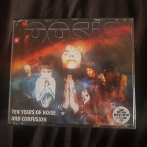 OASIS TEN YEARS OF NOUSE AND CONFUSION 2 CD BOX SET RARE