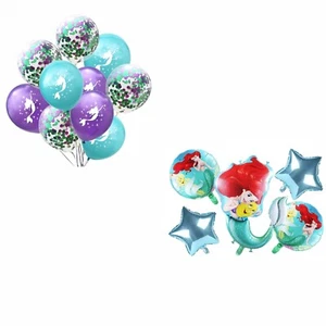 15pcs Princess Character Foil/Latex Balloons set Birthday Parties Decorations. - Picture 1 of 1