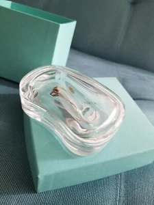 Tiffany & Co Crystal Trinket Box Jewelry Box - Picture 1 of 10