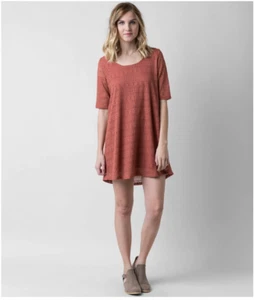 Knot Sisters Womens Size Medium Dress Rust orange Lace Above Knee A-Line - Picture 1 of 9