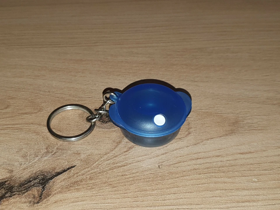 Tupperware Schlüsselanhänger Micro Fix blau - Bild 1 von 1