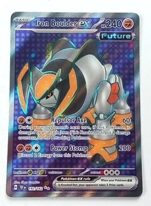 Carta Pokémon Rara Iron Boulder Ex 192/162 Fuerzas Temporales Holo 2024 - Imagen 1 de 3