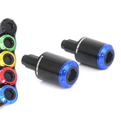 Extremos de barra de aluminio azul ATOM para Suzuki GSX-R 600 14 13 12 11 Foto 1 de 4