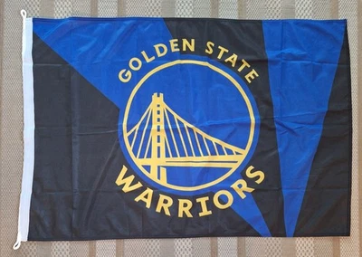 Golden State Warriors Flag, Banner 42"x27" NBA Basketball Champions - Image 1 of 4
