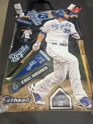 ERIC HOSMER KANSAS CITY ROYALS FATHEAD TRADEABLES REMOVABLE WALL DECAL 2012 #15 - Image 1 of 4