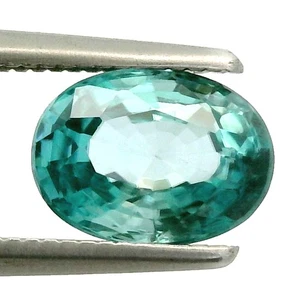 1.76Ct GORGEOUS ! NATURAL BLUE ZIRCON FROM CAMBODIA - Picture 1 of 7