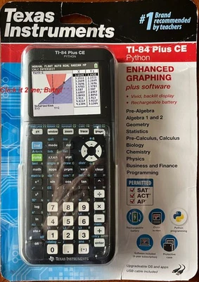 BRAND NEW SEALED Python BLACK Texas Instruments TI-84 Plus CE Graphic Calculator - Image 1 of 3