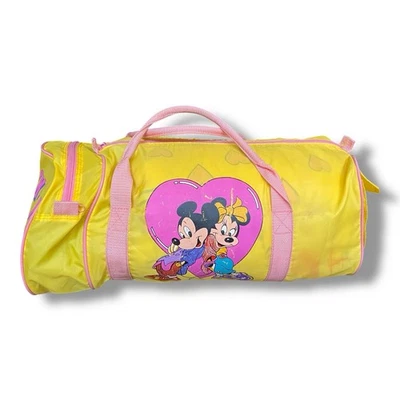 Saco de dormir y lona vintage de Mickey y Minnie Mouse de Disney años 80 Foto 1 de 4