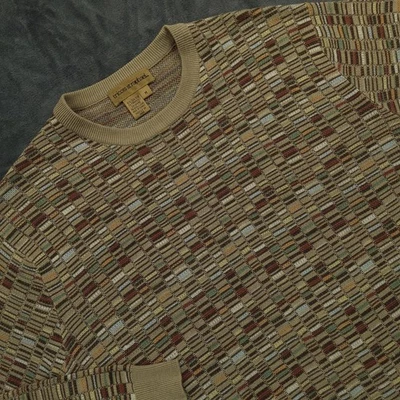 Vintage Tricots St Raphael Sweater Mens Medium Multicolor Silk Cashmere 2000s - Image 1 of 4
