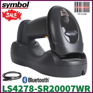 Symbol LS4278-SR20007ZZWR Bluetooth Handheld Barcode Scanner W/Cradle +USB Cable - Picture 1 of 6