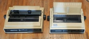 LOT (2)Okidata OKI Microline 393 GE8281A Dot Matrix 24 Pin Printers  - Picture 1 of 13