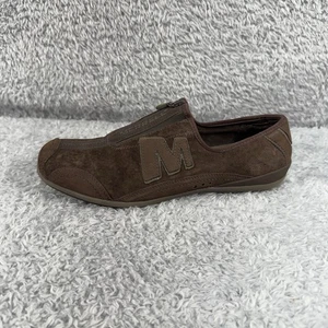 Zapatos Oxford Merrell Arabesco Cuero Espresso Marrón Gamuza Cremallera Mujer 9.5 - Imagen 1 de 11