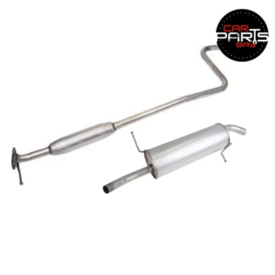 EXHAUST FOR FORD FIESTA 1.25 2008-2017 MIDDLE & REAR SILENCER - Image 1 of 4