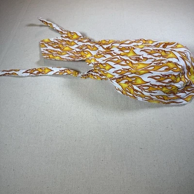 Casco de motocicleta forro cabeza envoltura llamas motociclista excavadora chopper mono colgador turismo Foto 1 de 4