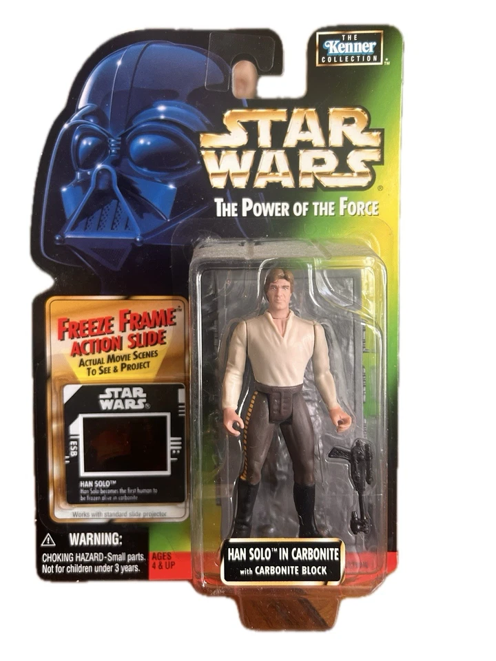 Hasbro Kenner Star Wars Han Solo Carbonate Action Figure The Power Of The Force