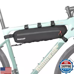 Rhinowalk Bike Frame Bag Waterproof Bike Triangle Bag Bicycle Under Top Tube - Picture 1 of 5