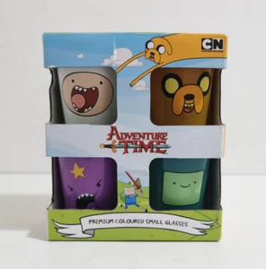 Adventure Time Shot Glasses x 4 Jake The Dog Finn BMO Lumpy Space Princess - Picture 1 of 5