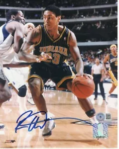 RON ARTEST SIGNED 8X10 PHOTO INDIANA PACERS PHOTOFILE BECKETT COA - Picture 1 of 1