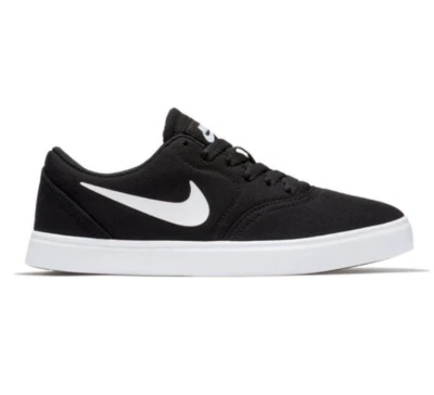 Zapatos juveniles Nike SB Check Canvas (GS) negro/blanco 905373 003 Foto 1 de 4
