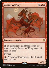 1X Avatar of Fury - Archenemy: Nicol Bolas - NM/EX MTG CARD