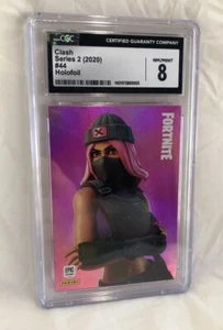 Fortnite Clash Holofoil 44 - USA - Panini Series 2 - CGC 8- Popolazione 1 Chase - Foto 1 di 2