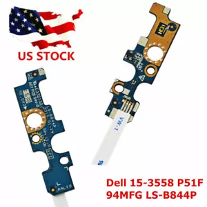 Cable de placa de botón de encendido para Dell Inspiron 15-3558 5555 5558 94MFG LS-B844P tbyh - Imagen 1 de 6