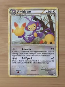 Ambipom 13/102 HGSS Triumphant Regular Rare Pokémon Card TCG - Picture 1 of 2