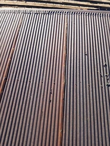 US TIN BARN VINTAGE CORRUGATED SHEET STRONGBARN RECLAIMED ROOF SHELTER COVER BAR - Picture 1 of 24