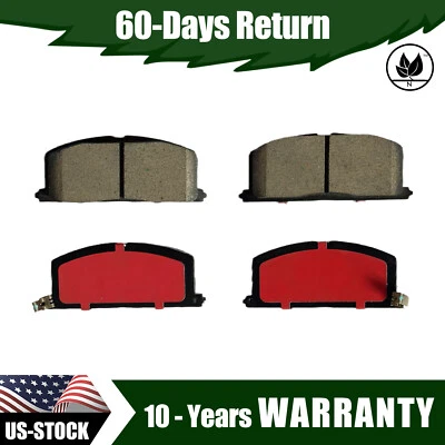 Front D242 Brake Pad Carbon Fiber Ceramic  Kit For Toyota Paseo Tercel Foto 1 de 4