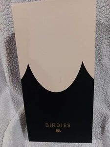 Mocasines Birdies de gamuza negros con decoración tipo diamante talla 5 estornino nuevos en caja - Imagen 1 de 8