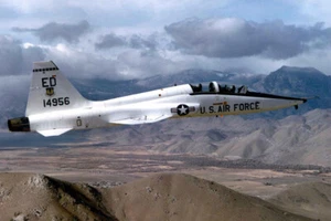 Fuerza Aérea de los Estados Unidos Northrop T-38 Talon Trainer Fotografía 8" x 12" - Imagen 1 de 1