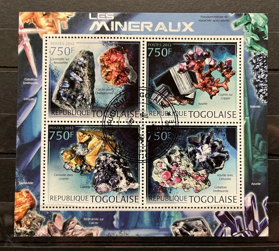 Minerals / Nature - stamps - Togo - CTO - Ant. - Image 1 of 1