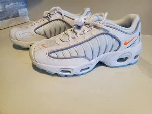 Nike Air Max Tailwind 4 GS Ct1641 100 White Silver Orange  - Picture 1 of 10