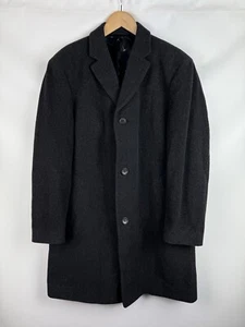 Hugo Boss Men’s Pure Wool Single Breasted Coat Jacket Size 48 / M - Picture 1 of 22