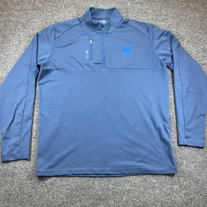Adidas Golf Climalite - 1/4 Zip Pullover - Valvoline Logo - Pocket - Men's Large - Picture 1 of 12