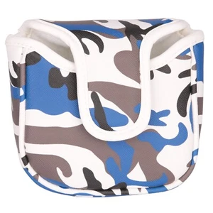 Blue Camouflage Golf Square Mallet Putter Head Cover mit Magnetverschluss - Bild 1 von 3