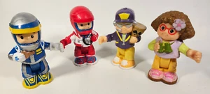 Fisher Price Little People Car Racers Drew y Eddie con Maggie y Oficial - Imagen 1 de 5